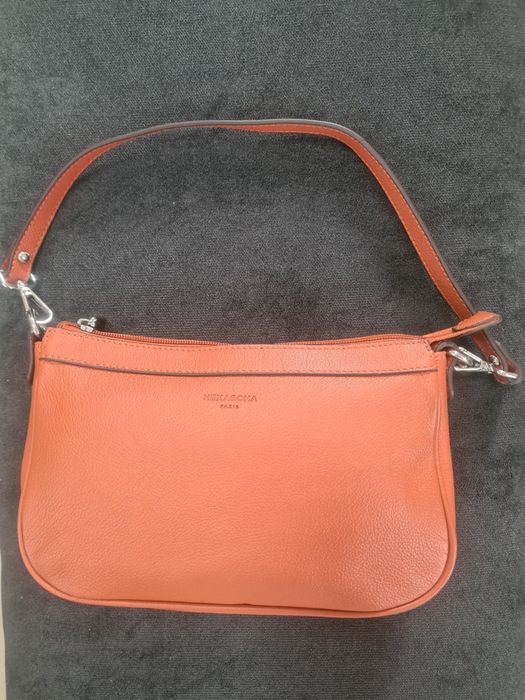 Элитная кожаная сумка Hexagona Paris. Франция. Сток в идеале!