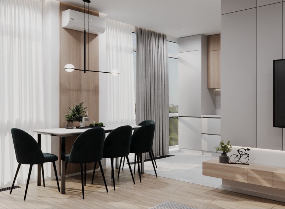 Продаж 2-кім квартири з дизайн проєктом + 83м2 тераса в подарунок