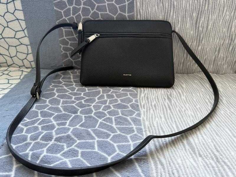 Чорна жіноча сумка крос-боді parfois