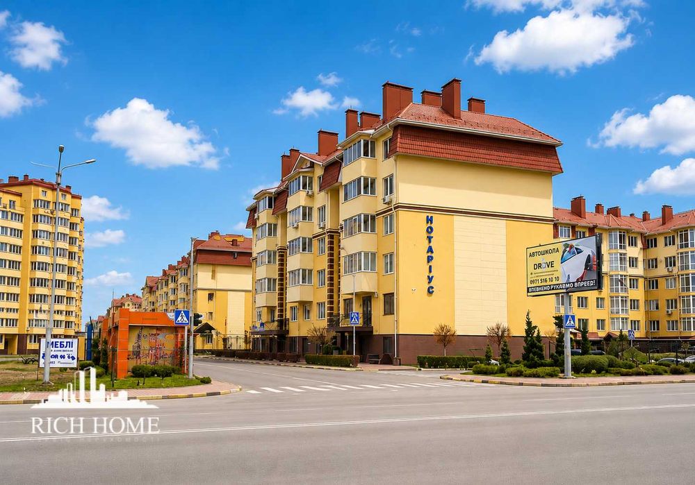 ЖК Київський Маєток. Простора, світла 1к квартира на безпечному поверсі.