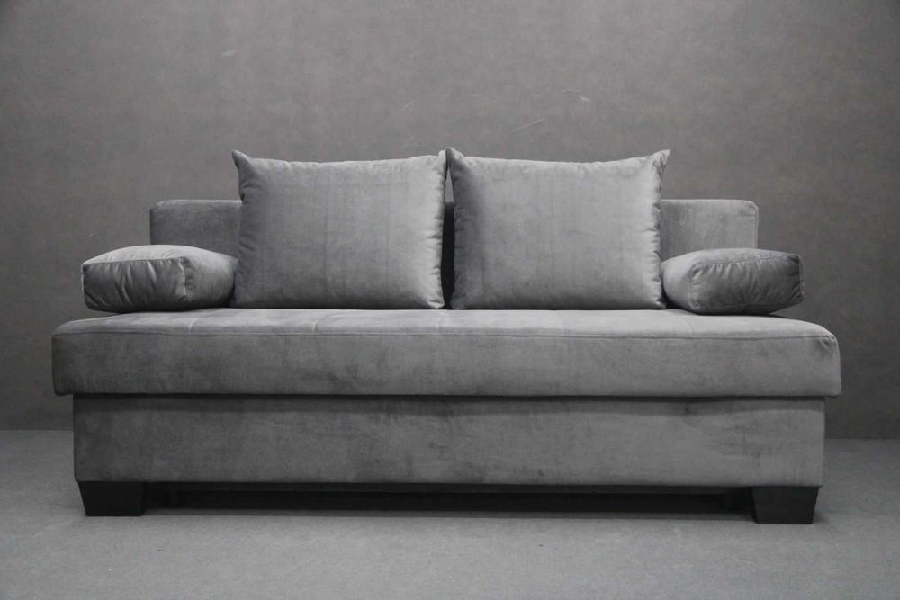 Sofa rozkładana szara BOOGIE wypoczynek kanapa 200 cm BGM24.pl B 6240