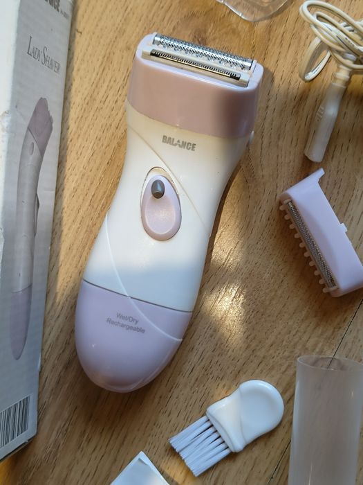 Golarka Maszynka Damska Balance Shaver Zestaw Do Golenia Nowa