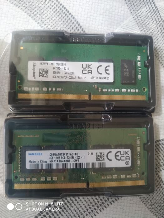 Оперативная память, для ноутбука.