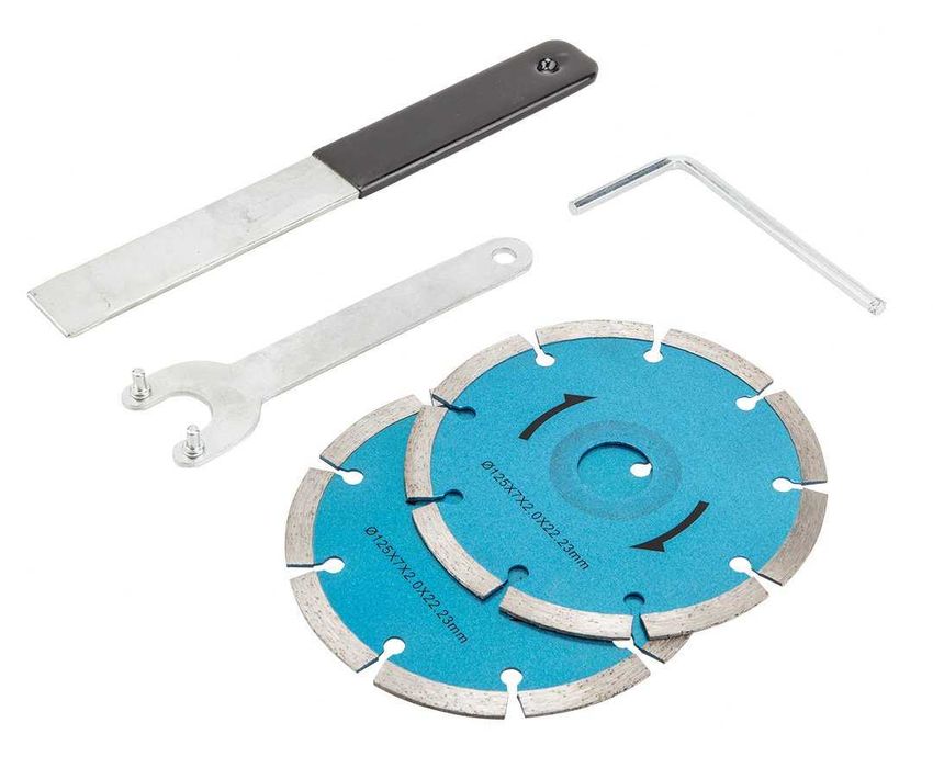 Bruzdownica 1320W, Tarcza 125 X 22.2 MM, WALIZKA