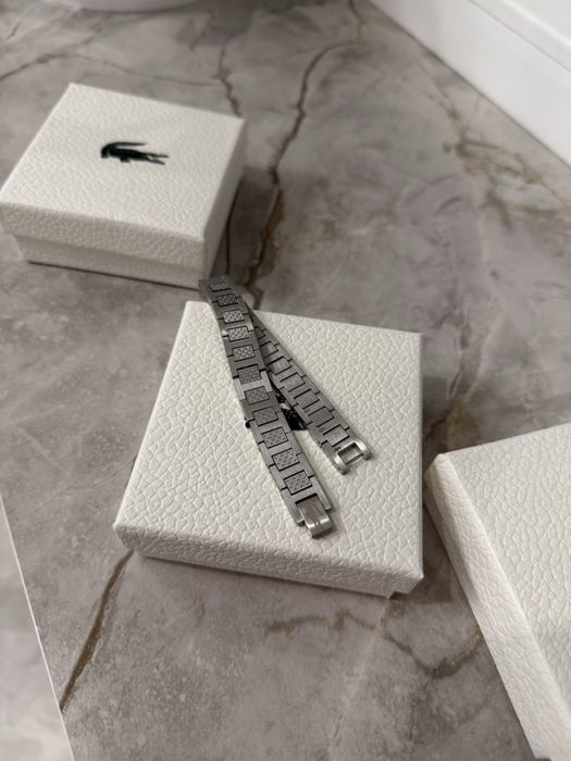 Lacoste сірий браслет