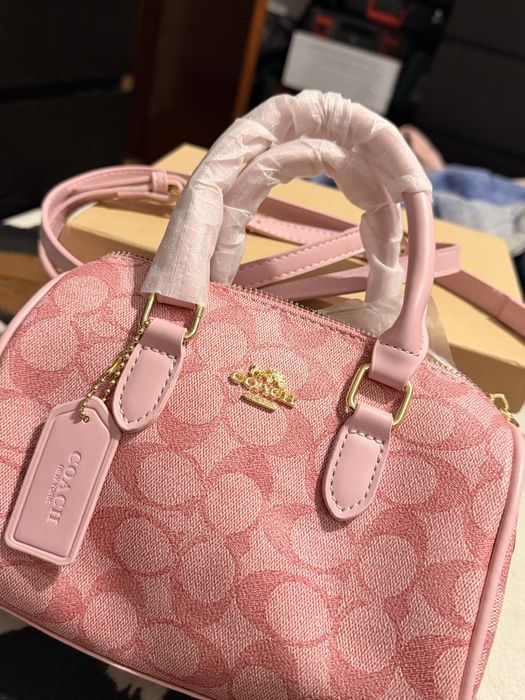 Bolsa coach rosa