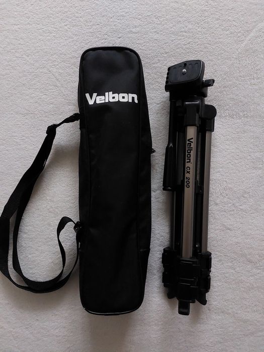 Tripé câmara fotográfica portátil - Velbon (como novo)