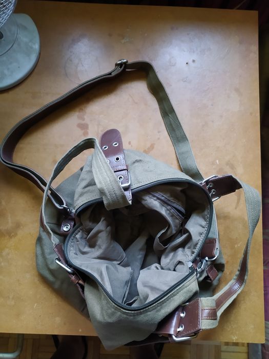 Torba na ramię drelichowa