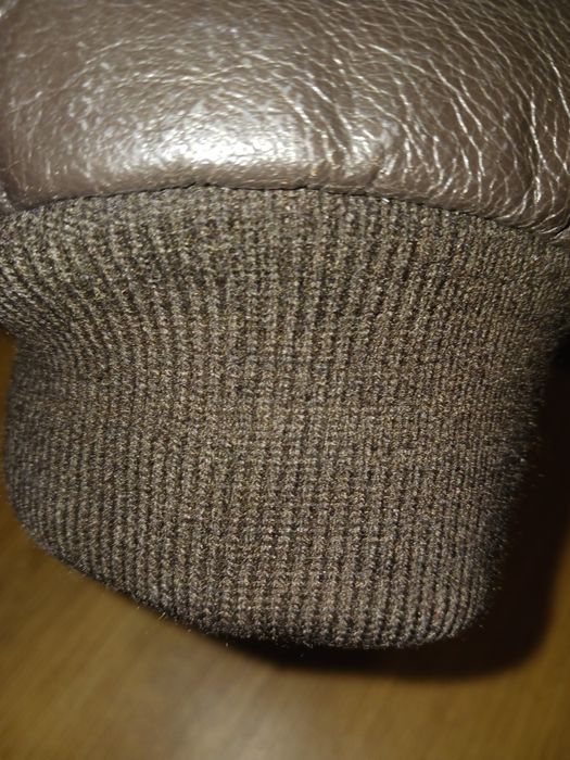 Casaco de cabedal de homem