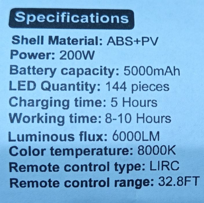 Lampa uliczna solarna LED 200w