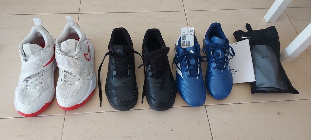 Sapatilhas e chuteiras Novos