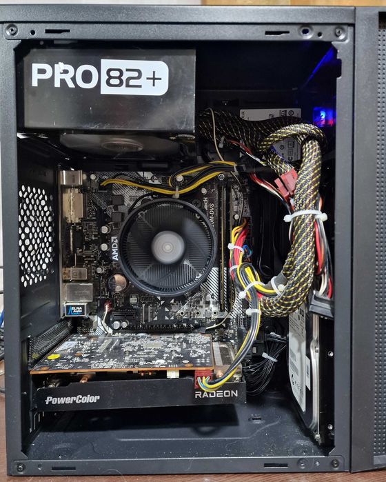 СистемникAM4 сокет Ryzen5 3600 16gDDR4/RX 6500XT 4g DDR6,256ssd/500HDD