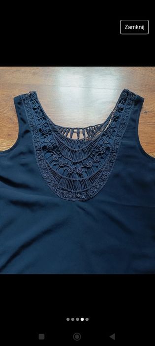 Sukienka granatowa S