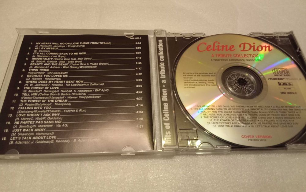 Płyta CD "Celine Dion GOLD - A Tribute Collection" studio 2000