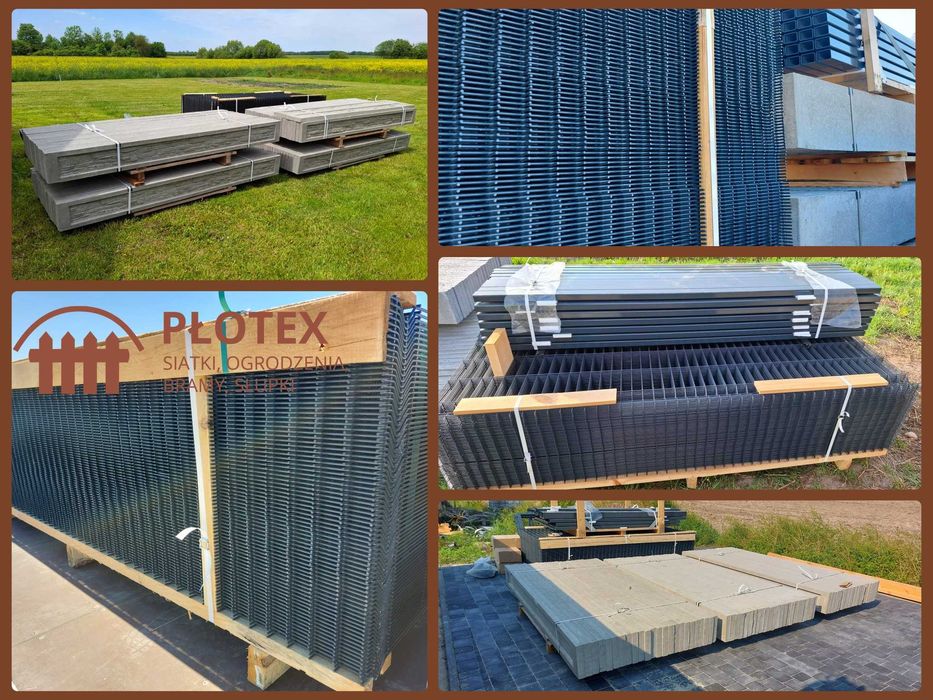 PANEL/PANELE 2D 123 6/5/6 SŁUPEK/SŁUPKI/Ogrodzenia panelowe.