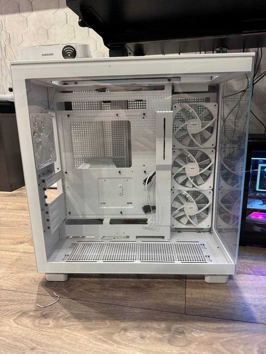 Корпус NZXT H9 Flow Tempered Glass WHITE