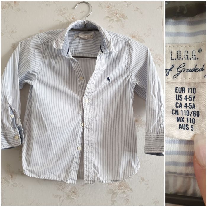 Рубашка детская на мальчика 4-5 лет