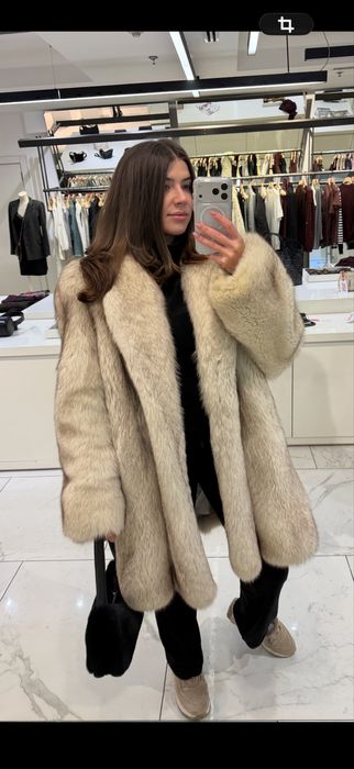 Шуба натуральний песець