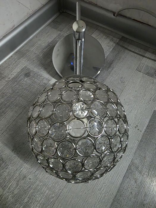 Lampa kula krysztalki