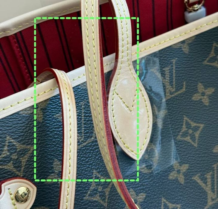 Torebka damska Neverfull, skóra w pudełku