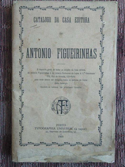 livro: “Catálogo da Casa Editora António Figueirinhas”