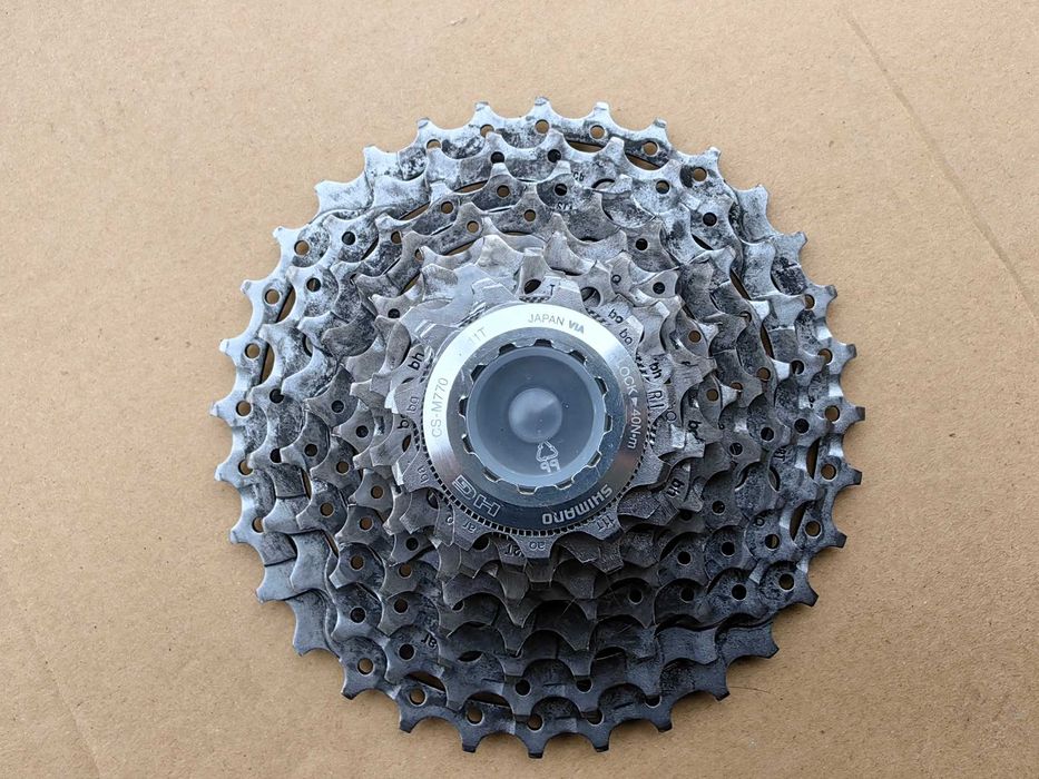 Kaseta Deore XT CS-M770 + Łańcuch HG93 + spinka Sram