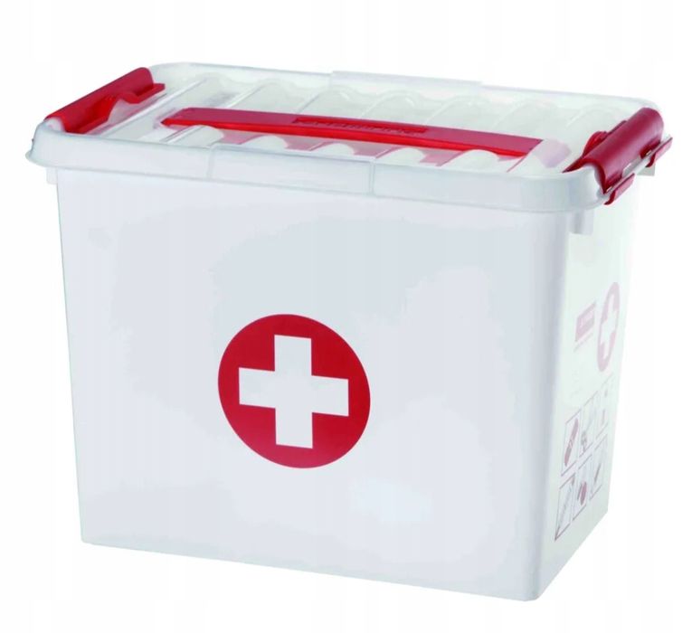 outlet organizer na leki pierwsza pomoc 5 przegródek 9l opis