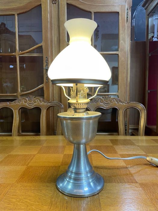 Настільна лампа нержавіюча сталь 6276