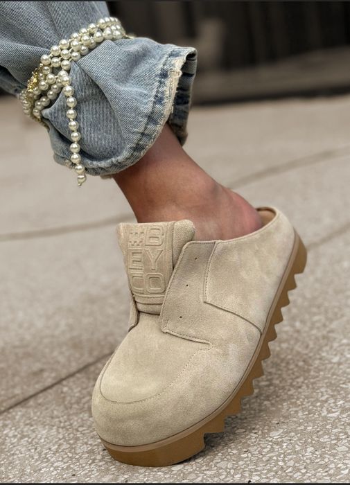Buty sneakersy klapki Beyco beż 38