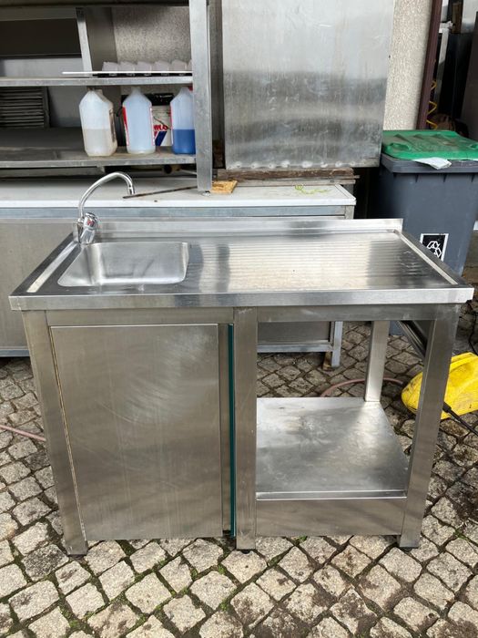 Bancada com pia - Industrial