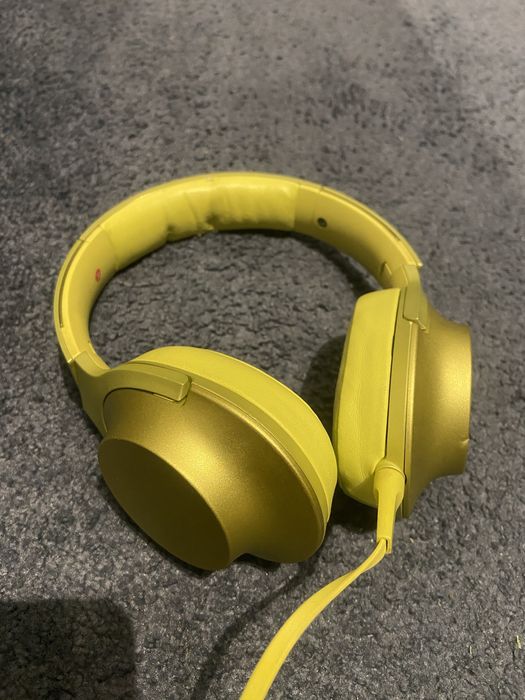 SONY MDR-100A Lime Yellow. Słuchawki przewodowe  składane typu Hi-Res
