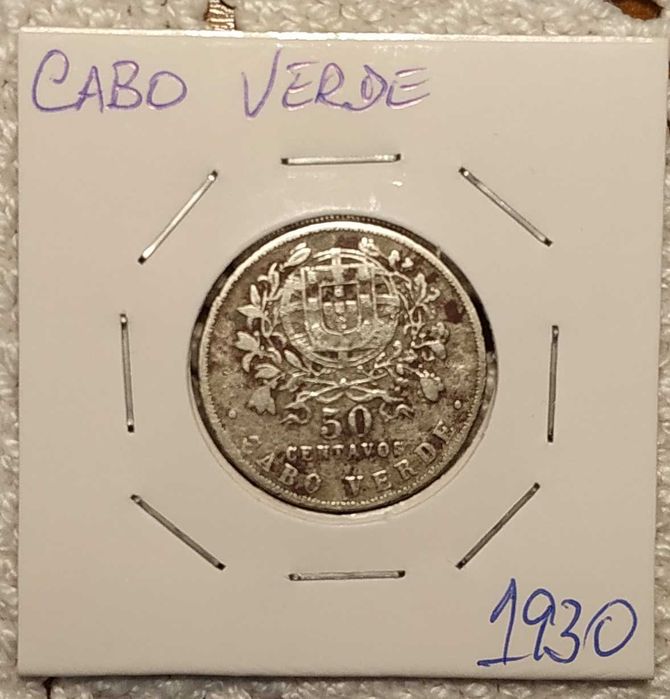 Cape Verde - 1930 50-cent coin