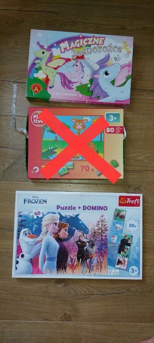 Puzzle gry 3+ 12 sztuk