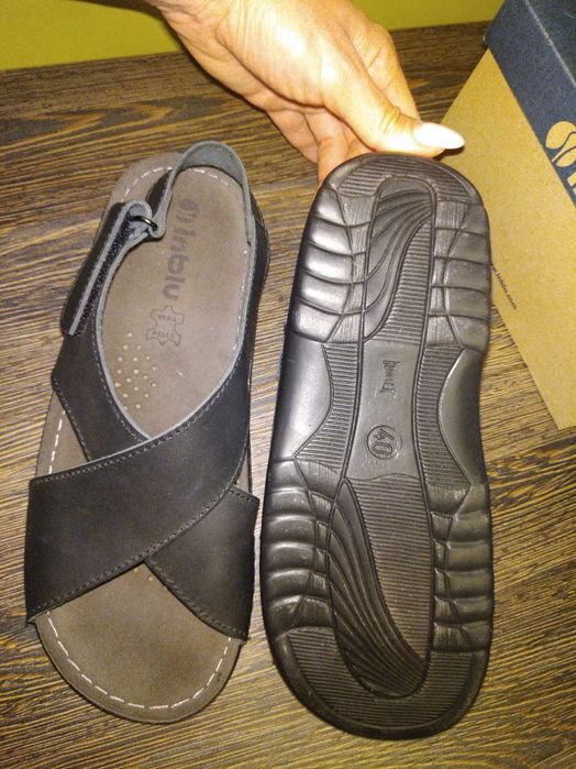 Сандали кожанные