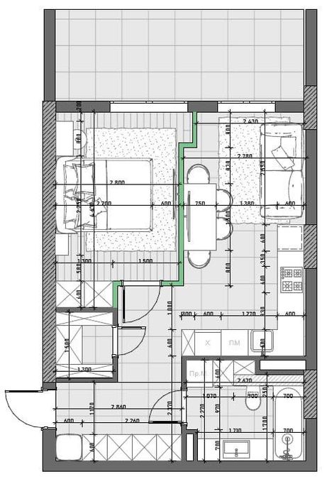 Продам квартиру. 1 кімнатна. 46м.кв. Газ. Розтермінування