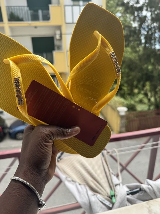 Havaianas de origem brazileira