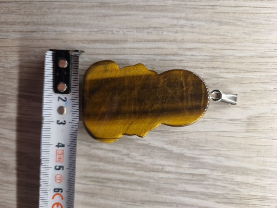 Pingente buda em olho de tigre