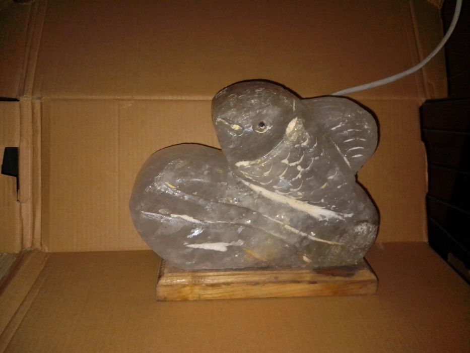 Светильник из соли