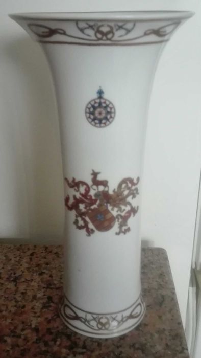 Jarra Caixa Vista Alegre Companhia Índias Ed. Vasco Gama e caixa melão