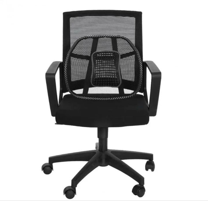 Ортопедична масажна спинка в авто, стілець.