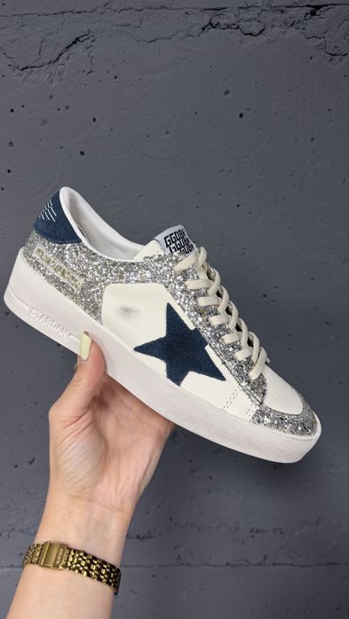 Кеди кросівки жіночі golden gosse stardan шкіряні голден гус