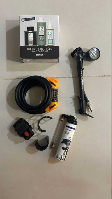 Bicicleta BTT Rockrider ST 120 XL (27,5") - Preto/Azul + Extras