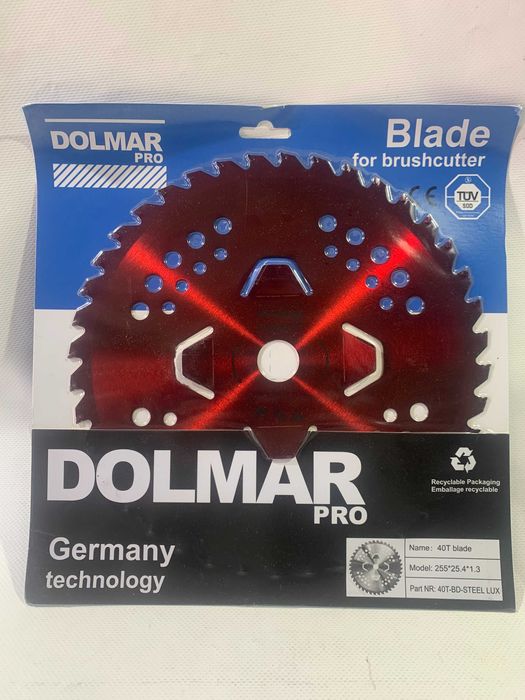 Ніж гнутий з переможною напайкою 40Т зубів для бензокоси