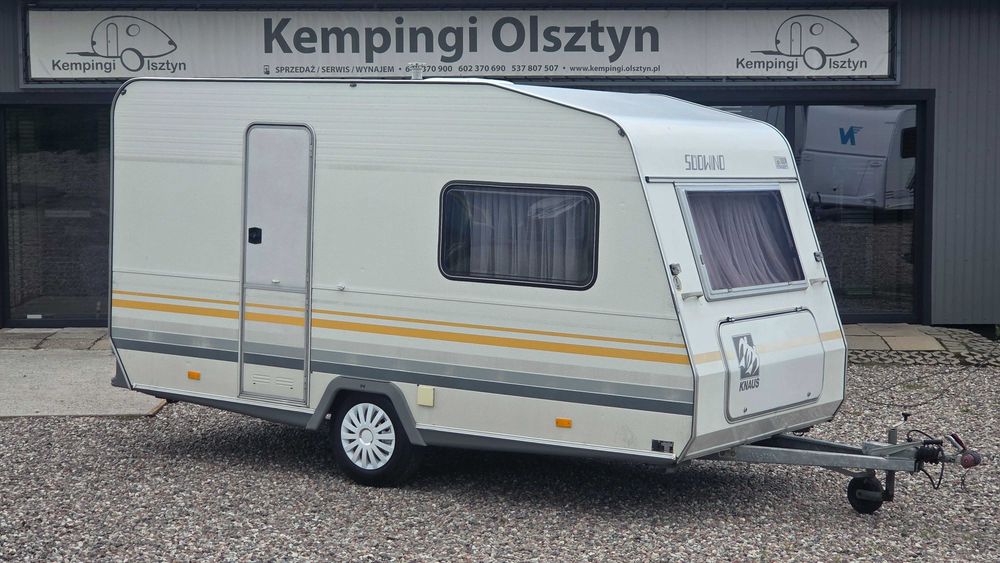 Knaus Sudwind 395 Niskie DMC 850kg Zadbana! Zarejestrowana! Przedsionek!
