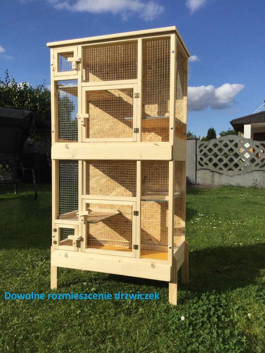 Klatka drewniana dla gryzoni koszatniczki szynszyli