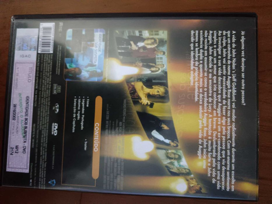 filme dvd original - identidade sob suspeita