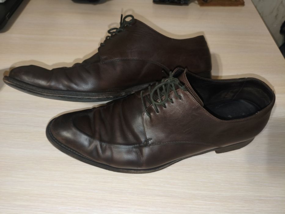 Чоловічі Італійські шкіряні туфлі.