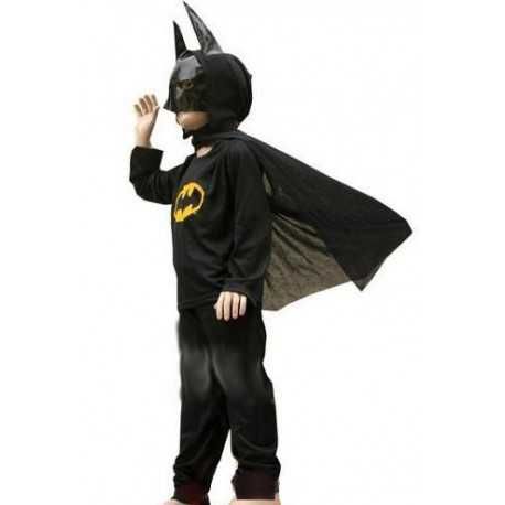 STRÓJ człowiek NIETOPERZ czarny superbohater 134-140