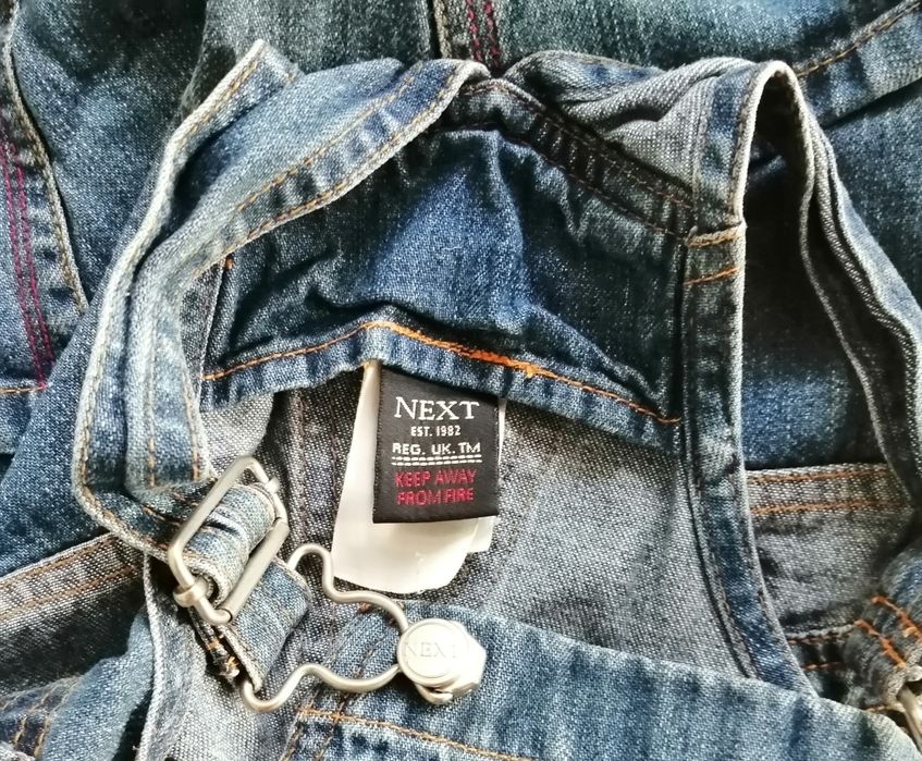 Spodnie NEXT ogrodniczki 3-6 M