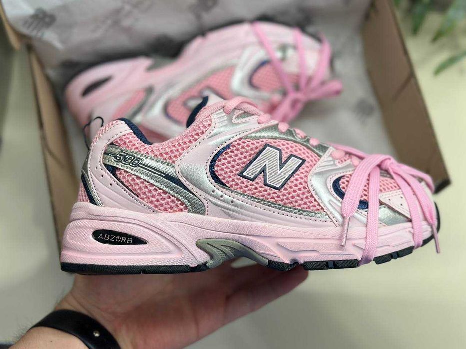 кросівки New Balance 530 Pink Silver легкі зручні преміум якість топ